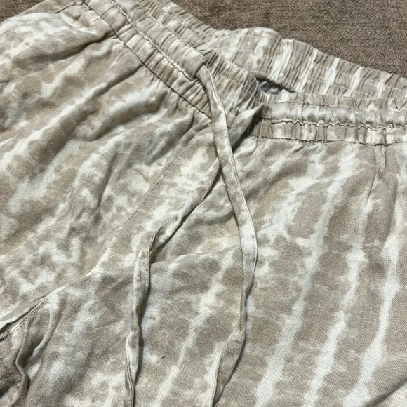 Old Navy Tie-Dye Beige Track Pants - Size Small Petite - Picture 2 of 2
